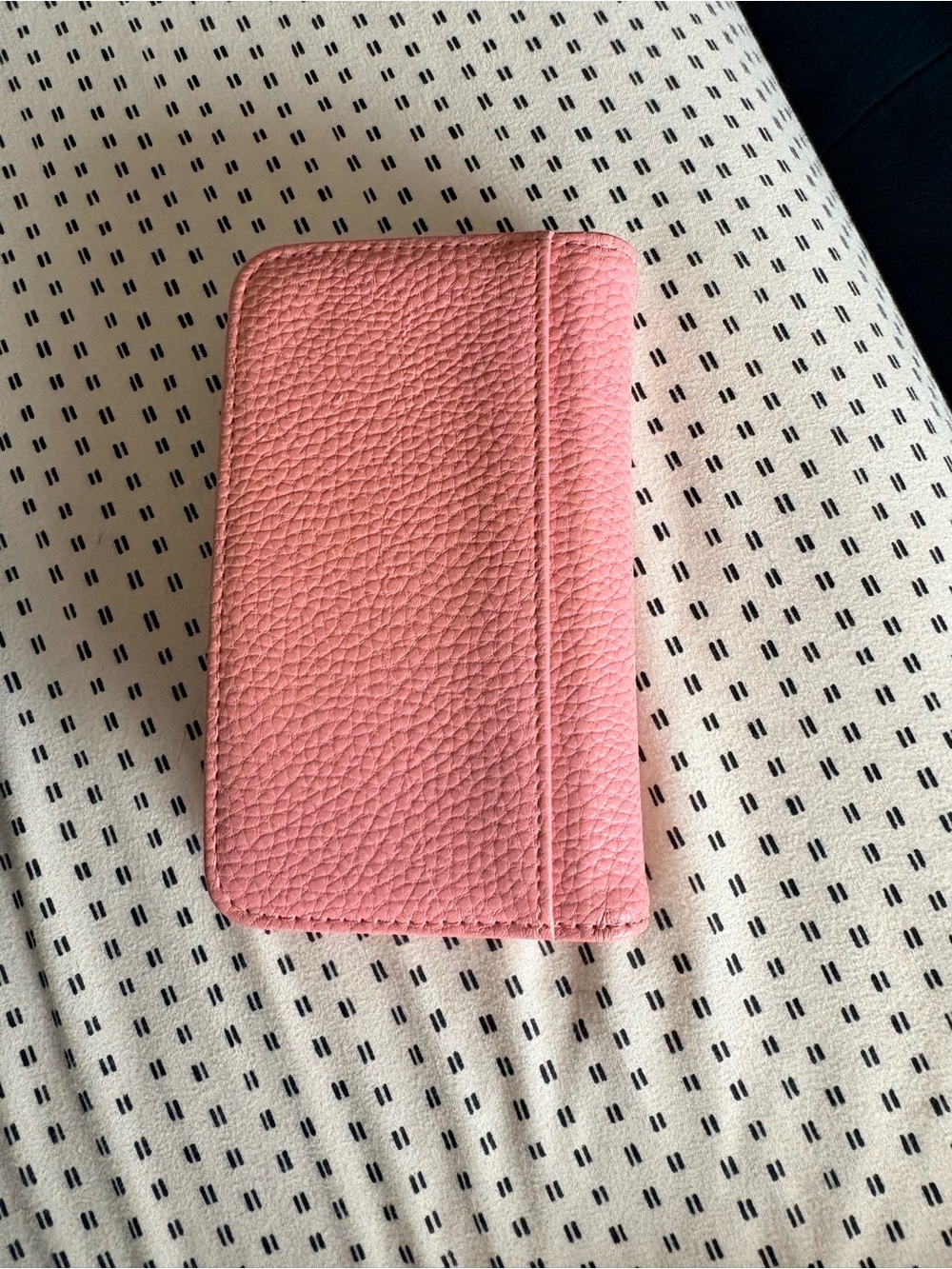 Pink Textured Leather Wallet - Picture 4 of 4